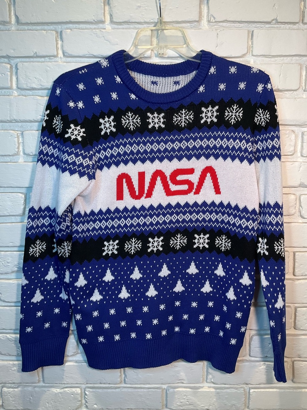Ugly Christmas Sweater Space themed S/M unisex